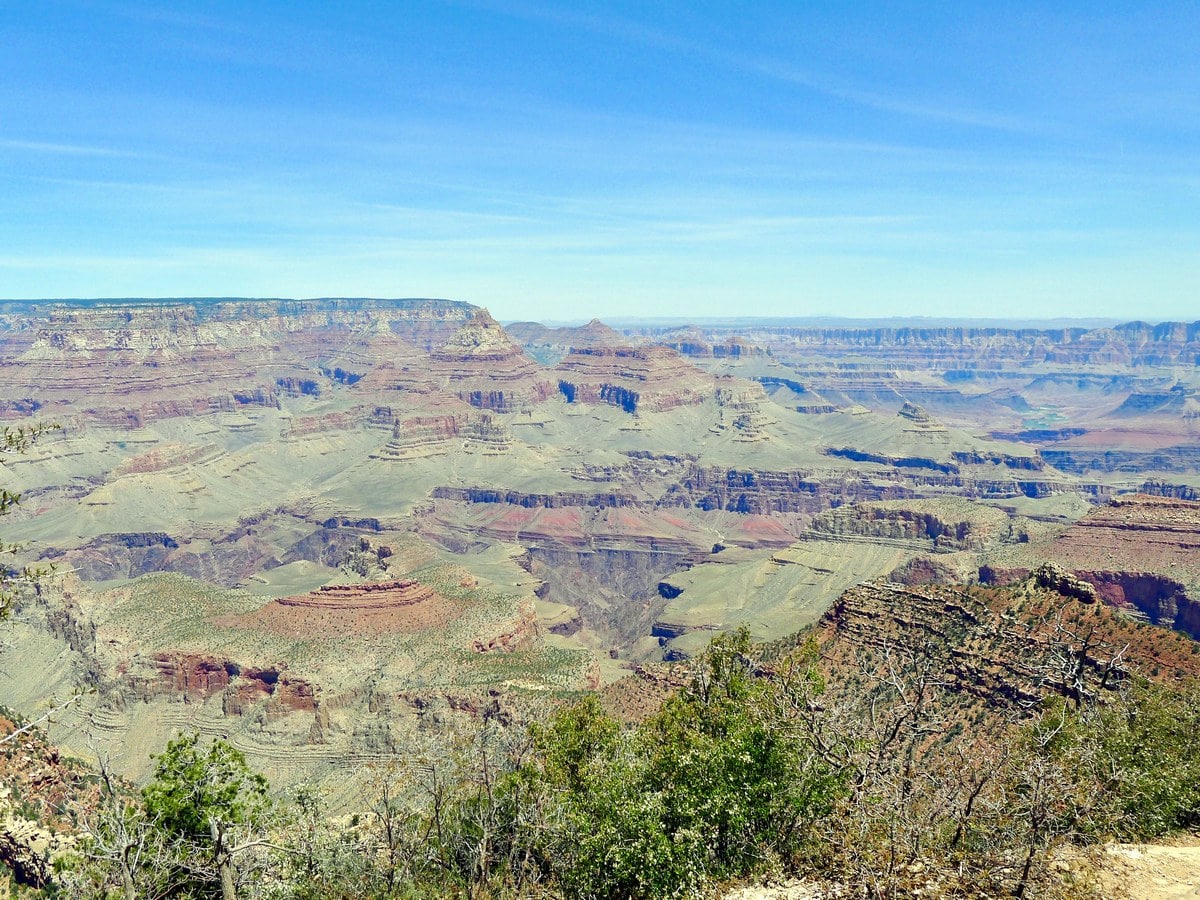 Viewpoint on the Grandview Trail Hike in Grand Canyon National Park, Arizona
