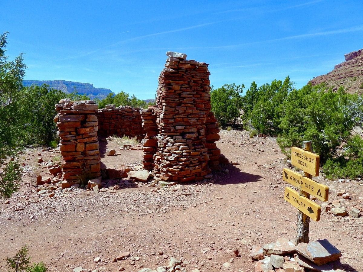 Views of the Grandview Trail Hike in Grand Canyon National Park, Arizona