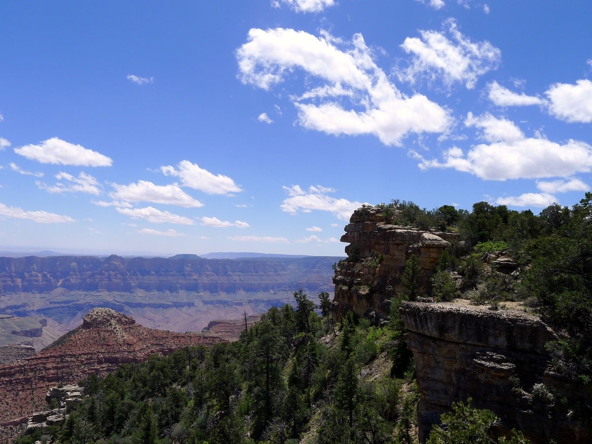 Viewpoint on the Cape Final Hike in Grand Canyon National Park, Arizona