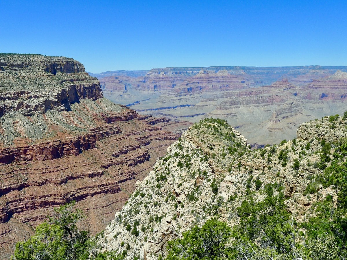 Views of the Santa Maria Springs Hike in Grand Canyon National Park, Arizona