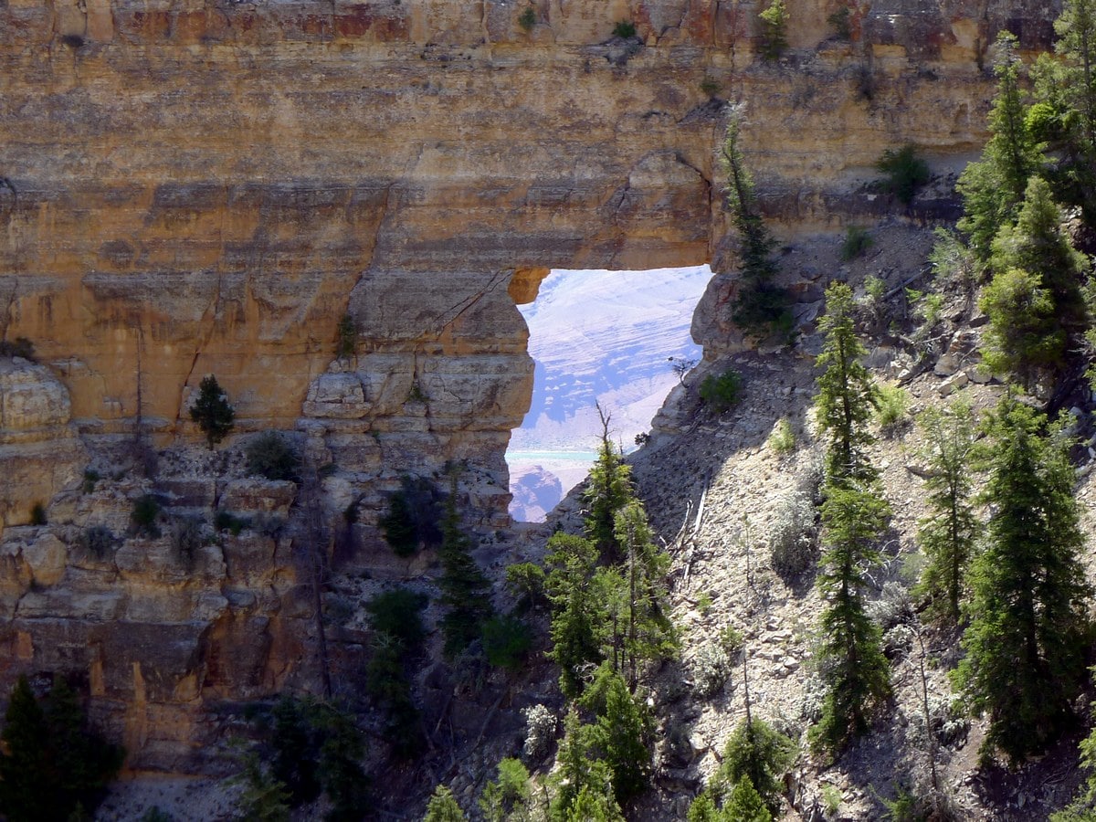 Angels Window from the Cape Royal Hike in Grand Canyon National Park, Arizona