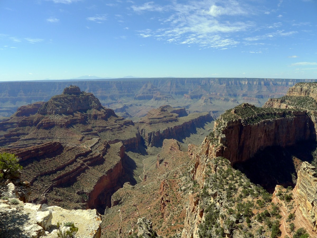 The Inner Canyons from the Cape Royal Hike in Grand Canyon National Park, Arizona