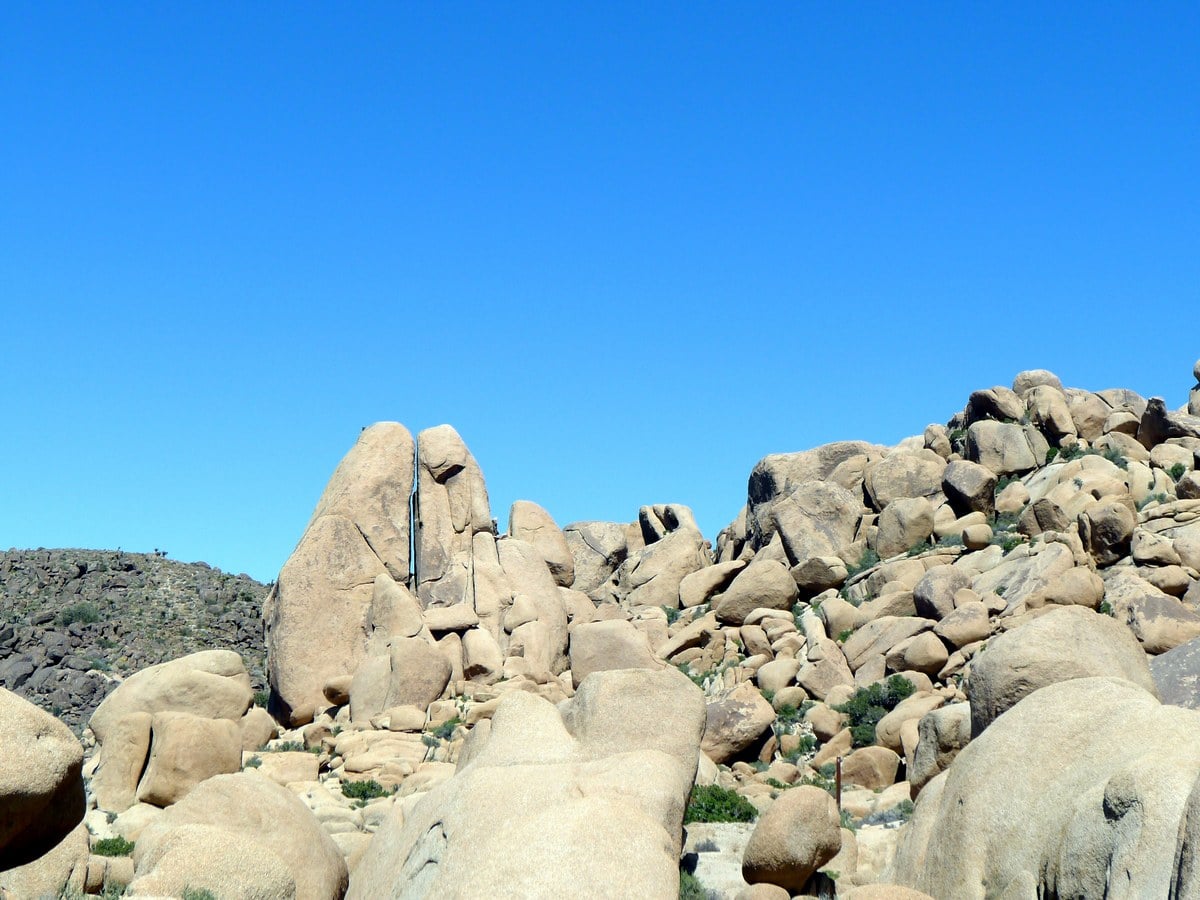 Rock on the Split Rock Trail Hike in Joshua Tree National Park, California