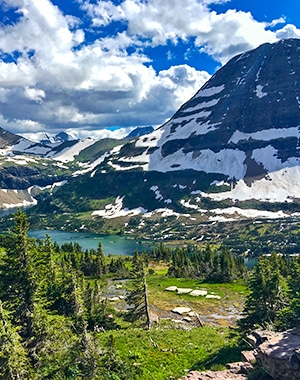 Hidden Lake Overlook hike in Glacier National Park is a must-do