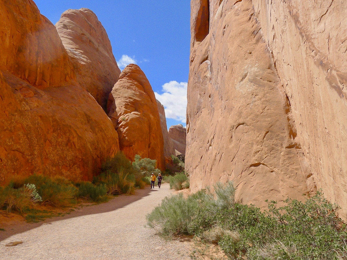 Beginning of Devil's Garden hike in Arches National Park, Utah