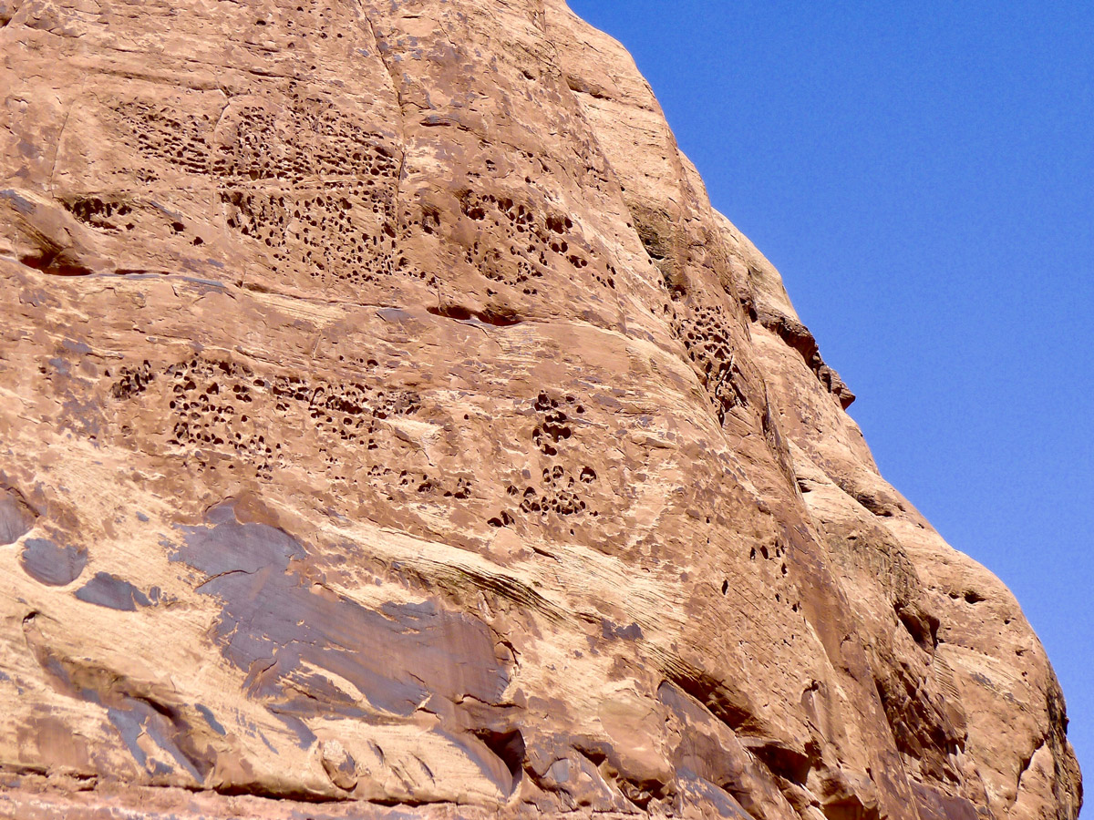 Mill Creek hike in Moab is surrounded by beautiful rock formations