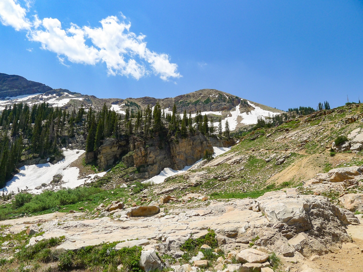 Sugarloaf Mountain on Cecret Lake hike near Salt Lake City