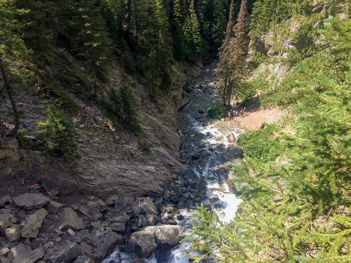 Trail of Donut Falls hike from Salt Lake City, Utah