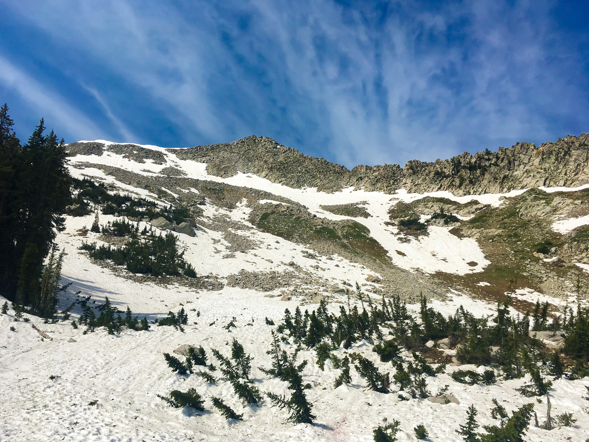 Red Pine Lake & Pfeifferhorn Ridge hike near Salt Lake City has amazing panoramic views