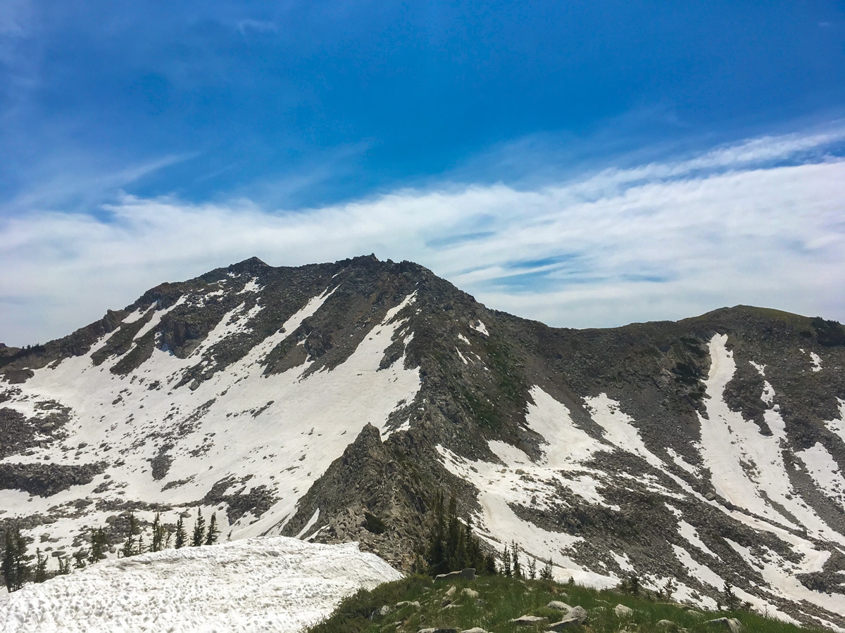 White Baldy on Red Pine Lake & Pfeifferhorn Ridge hike near Salt Lake City