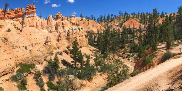 Views from the Mossy Caves hike in Bryce Canyon National Park, Utah