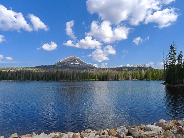 Views from the Haystack Lake hike in the Uinta Mountains, Utah