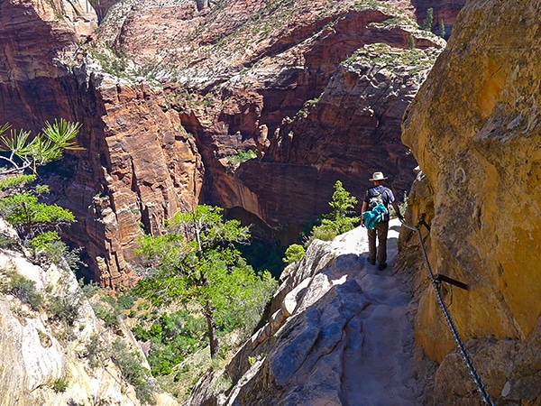 Views from the Hidden Canyon hike in Zion National Park