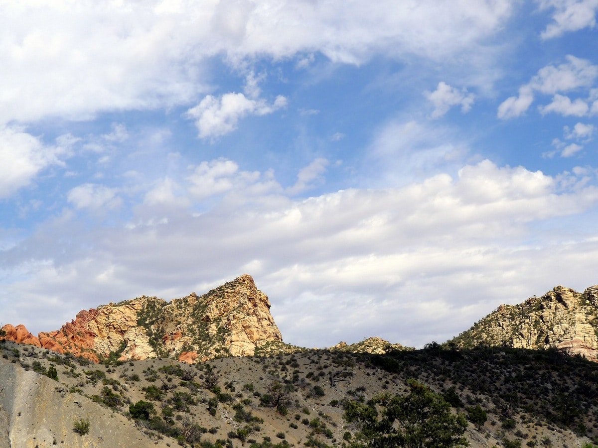 View from peaks of the La Madre Springs Hike near Las Vegas