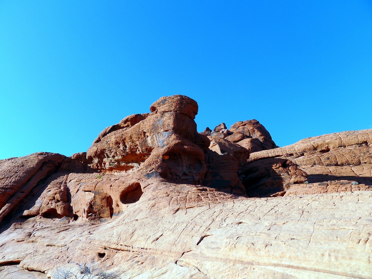 Great views on the Calico Hills Loop Hike in Red Rock Canyon near Las Vegas