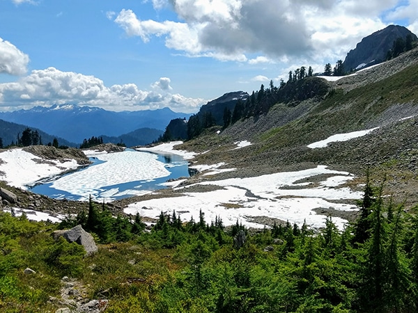 Views from the Lake Ann hike in Mt. Baker-Snoqualmie National Forest