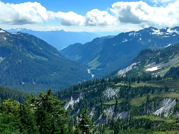 Views from the Table Mountain hike near Mt. Baker in Washington