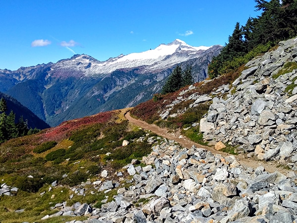 Views around the Cascade Pass hike in North Cascades National Park