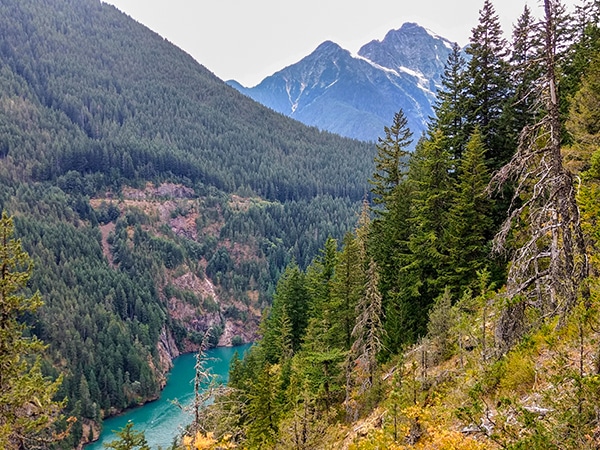 Views from the Diablo Lake Trail in North Cascades National Park