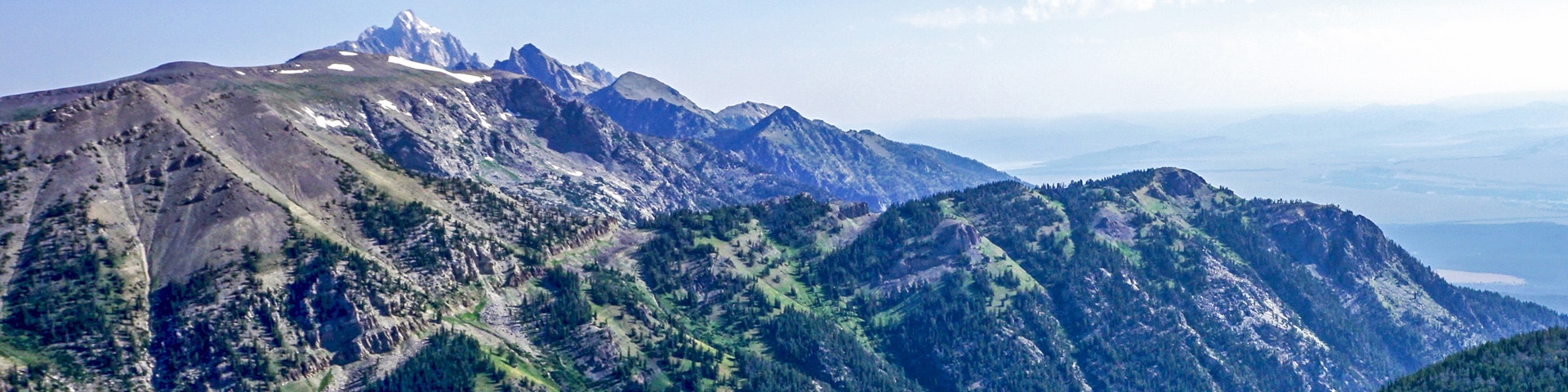 View of the Summit Trail JHMR Hike in Grand Tetons