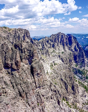 Trail of the Sky Rim Hike in Yellowstone National Park