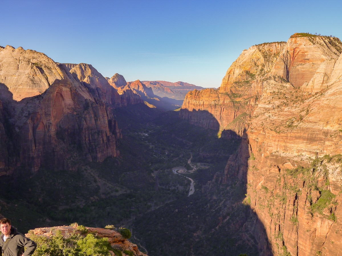 Angel's Landing hike has some of the best canyon views in Zion