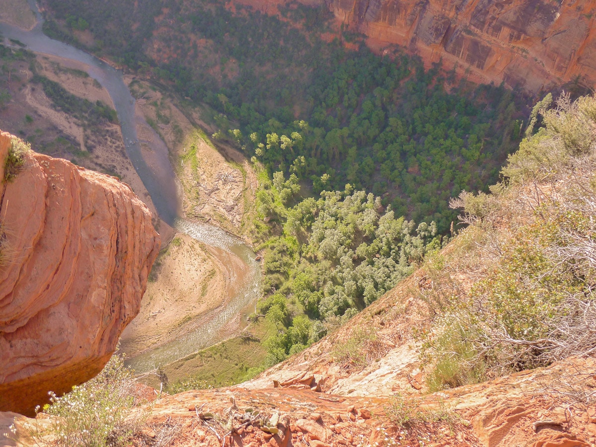 Great views from Angel's Landing hike in Zion National Park