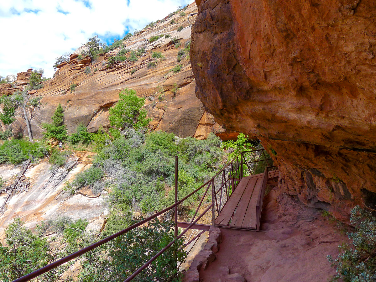 Trail of Canyon Overlook hike in Zion National Park, Utah