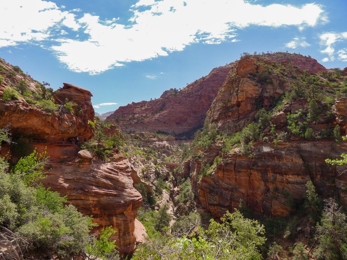 Views from Canyon Overlook hike in Zion National Park, Utah