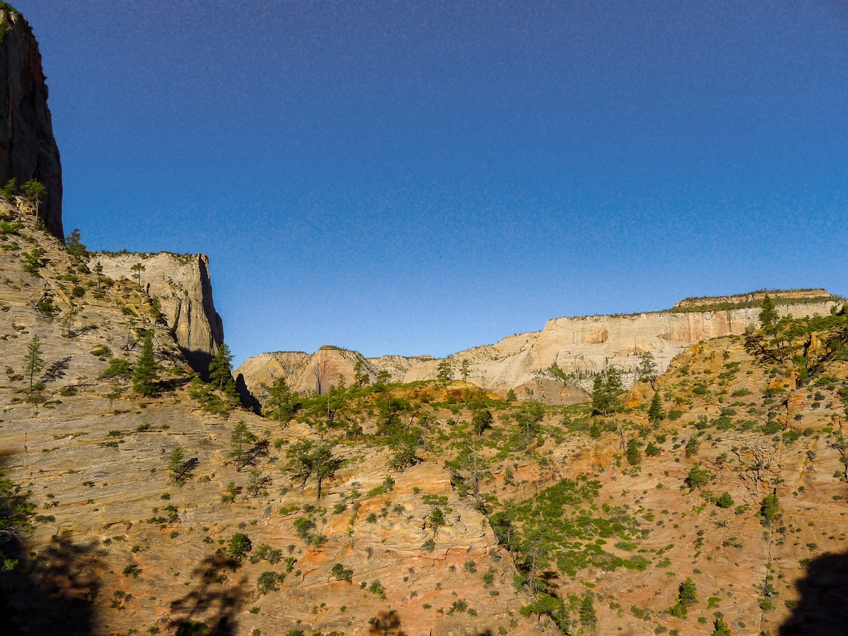 Amazing hills on Observation Point hike in Zion National Park, Utah