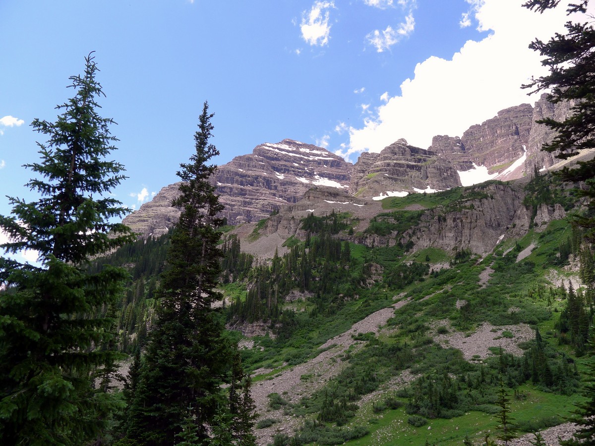 North Maroon Peak from the Buckskin Pass Hike near Aspen, Colorado