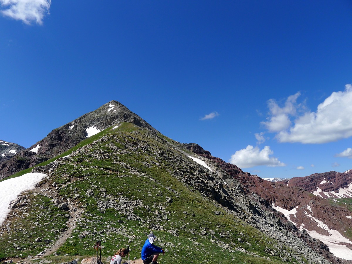 Unnamed Peak from the Buckskin Pass Hike near Aspen, Colorado