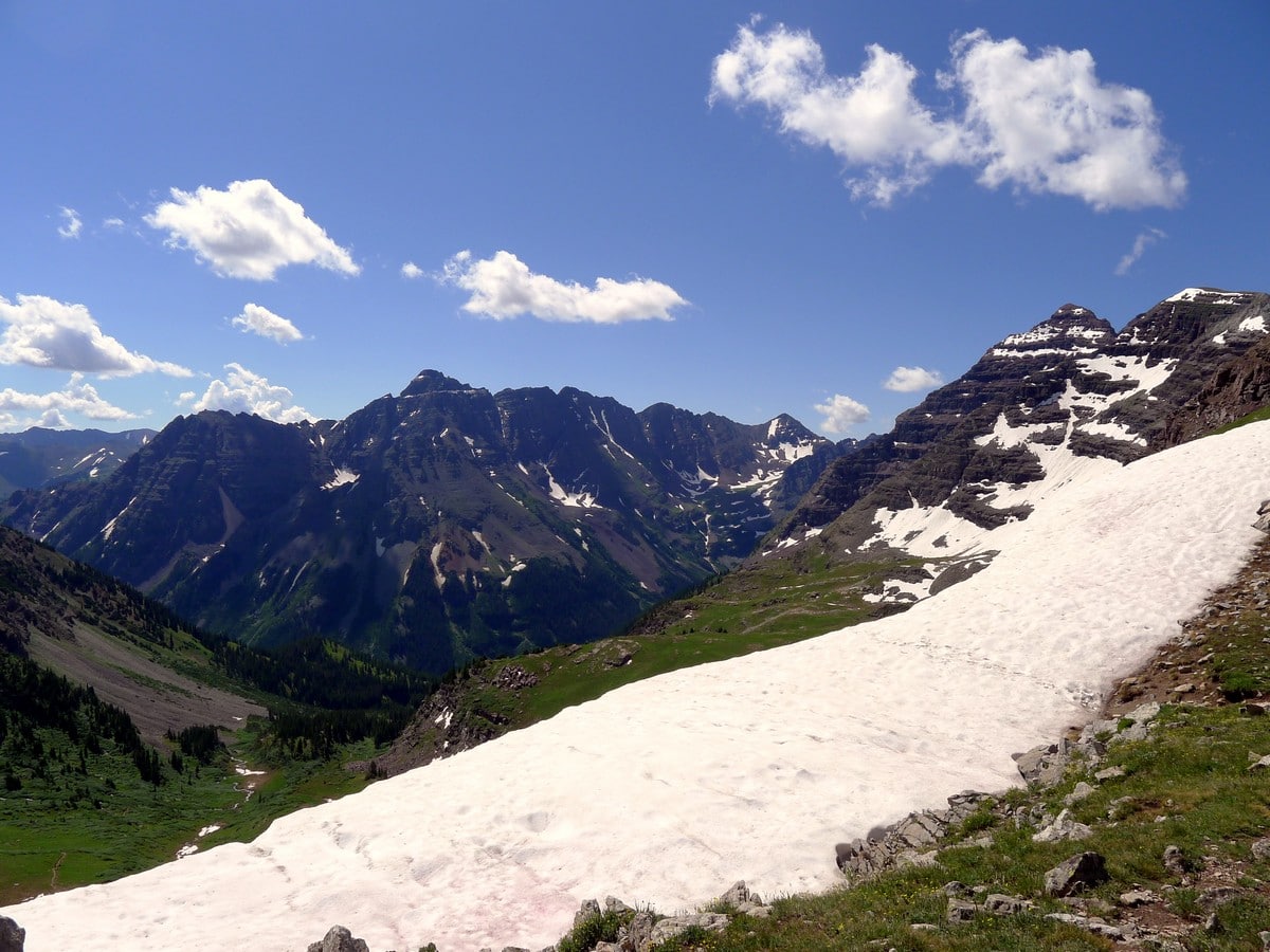 View from the Buckskin Pass Hike near Aspen, Colorado