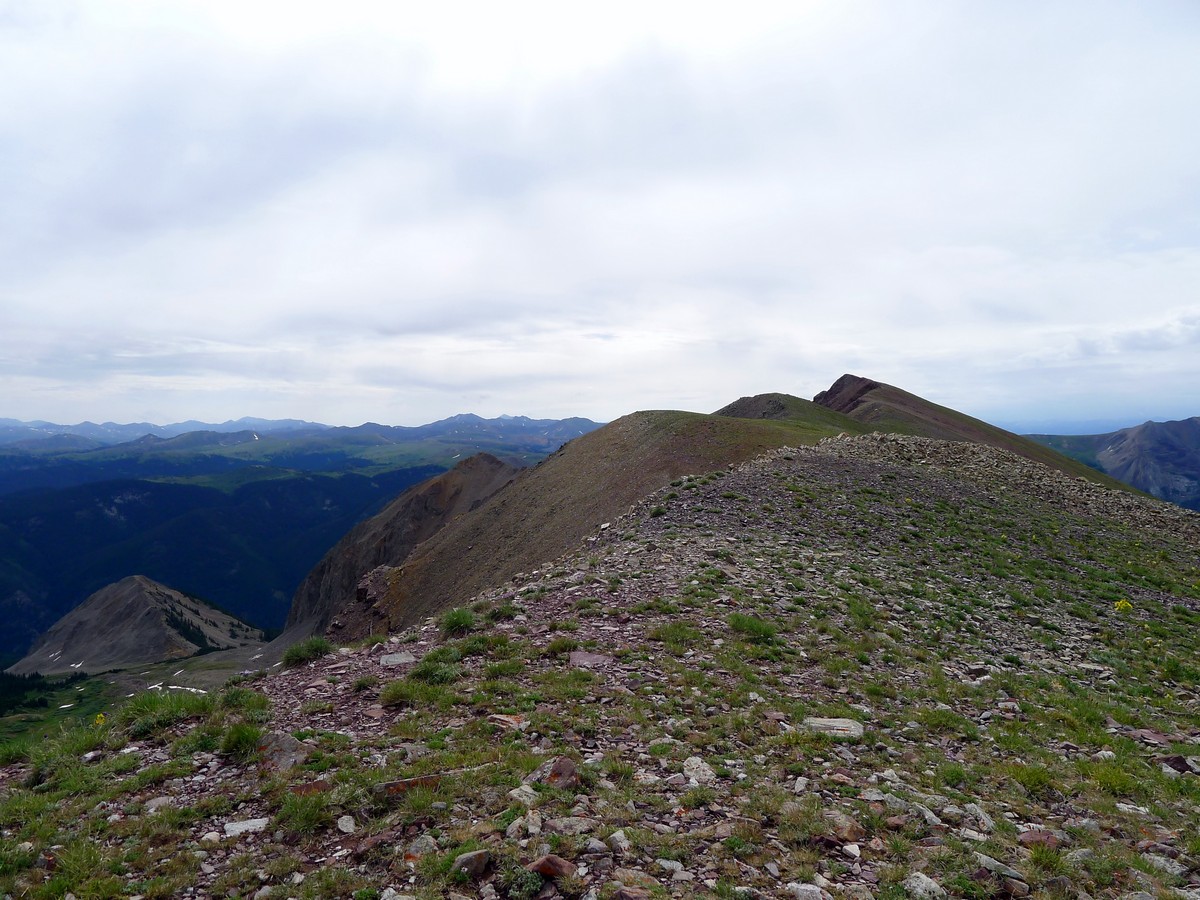 Leahy Peak from the Electric Pass Hike near Aspen, Colorado