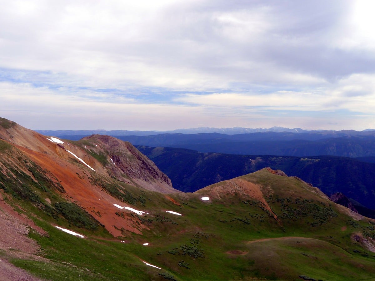 The other side of the pass from the Electric Pass Hike near Aspen, Colorado