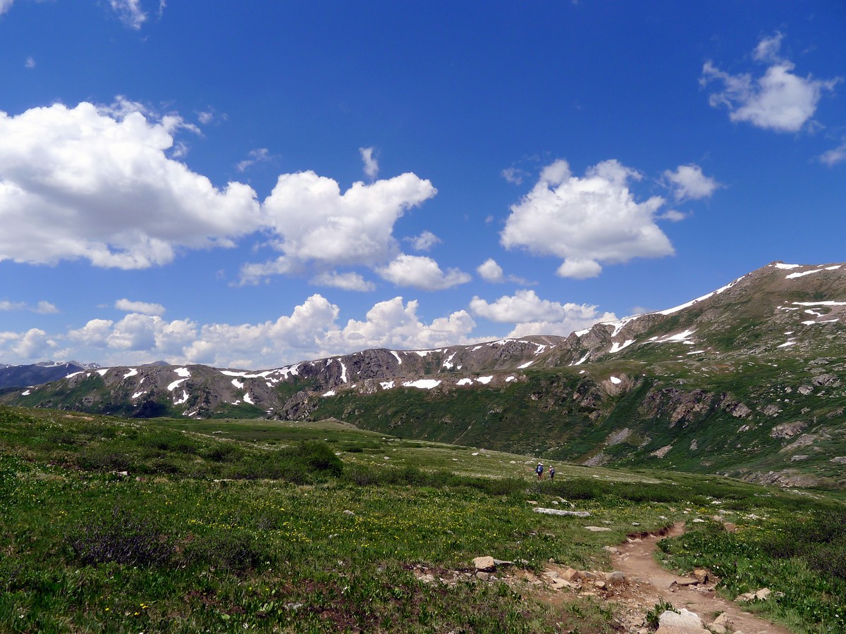 Incredible ridgelines from the Lost Man Trail Hike near Aspen, Colorado