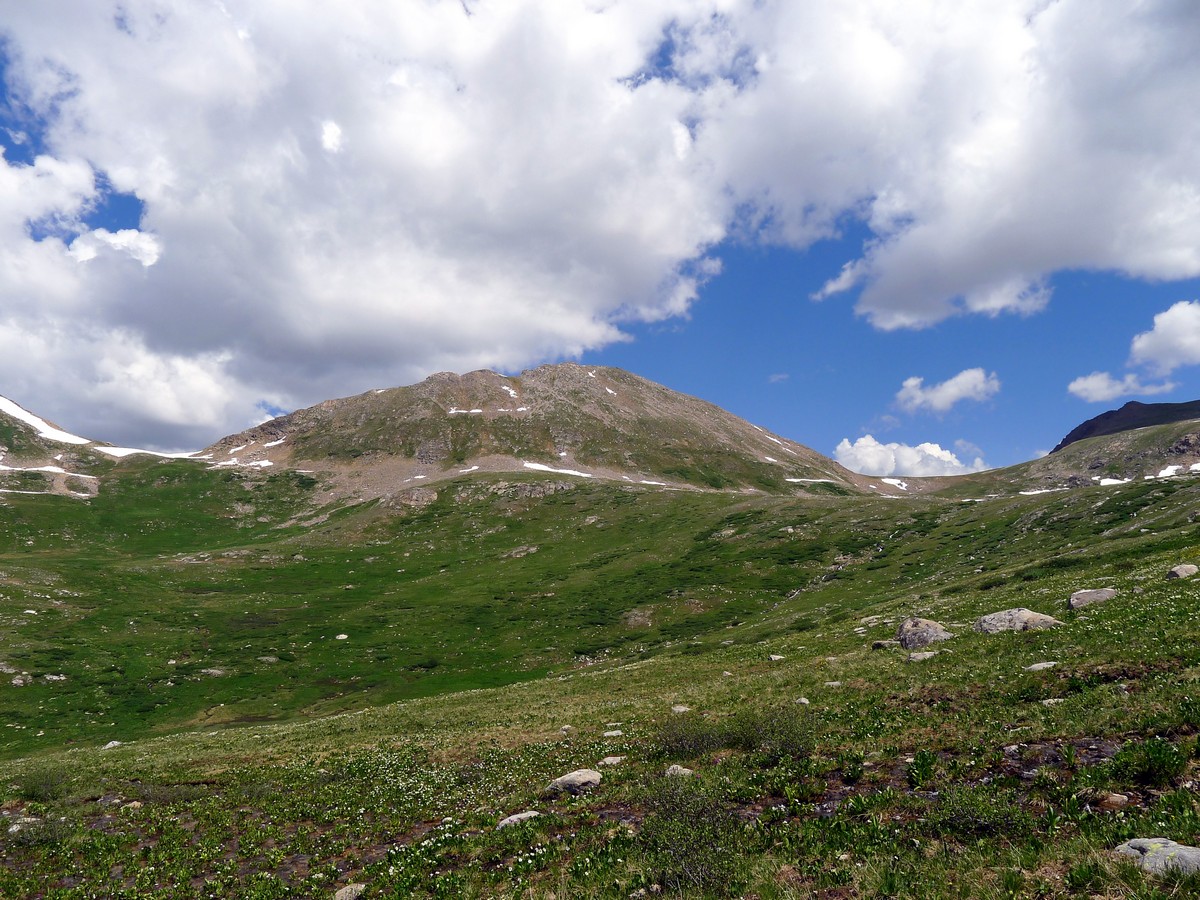 Looking towards the Geissler Mountain from the Lost Man Trail Hike near Aspen, Colorado