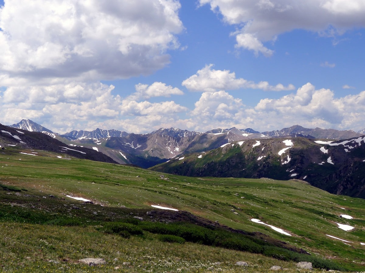 View of the valley from the Lost Man Trail Hike near Aspen, Colorado