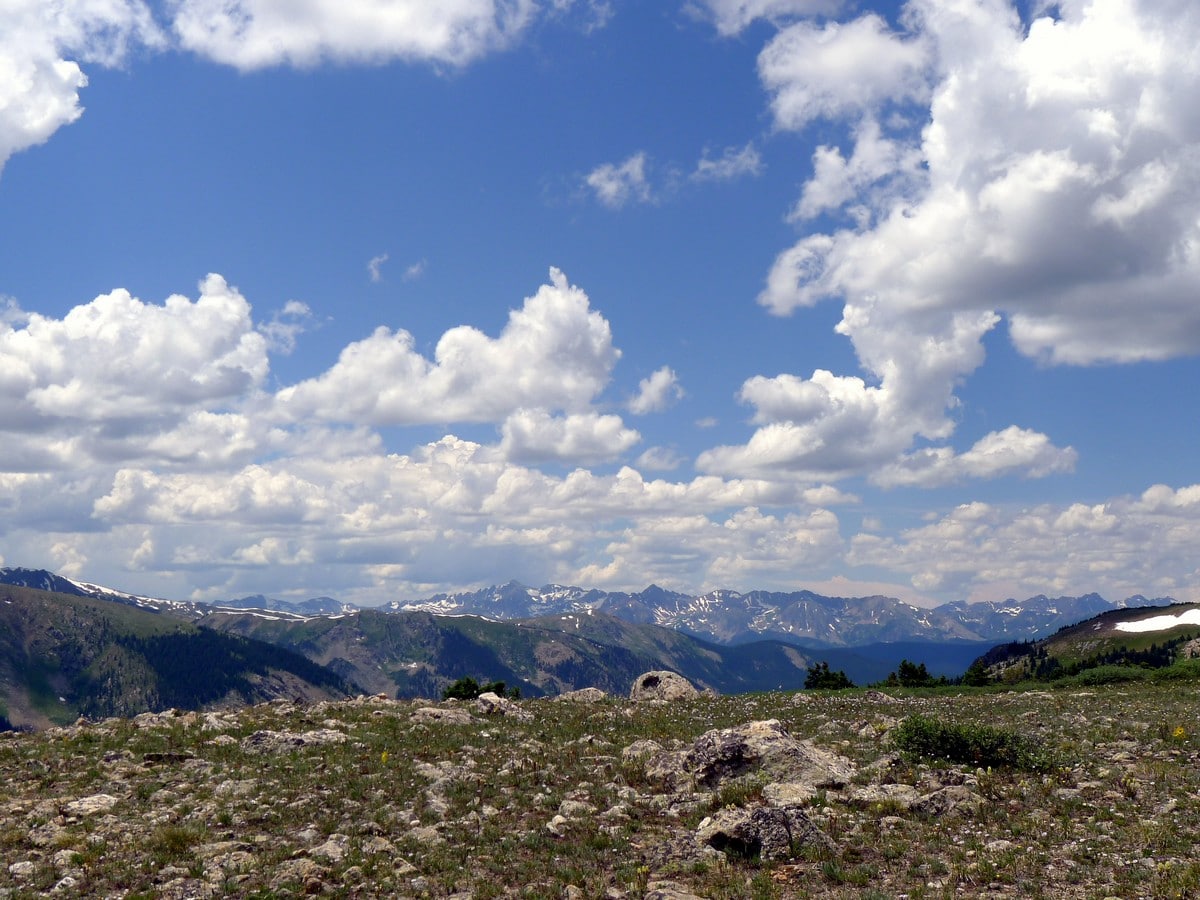 Maroon Bells Wilderness from the Midway Pass Hike near Aspen, Colorado