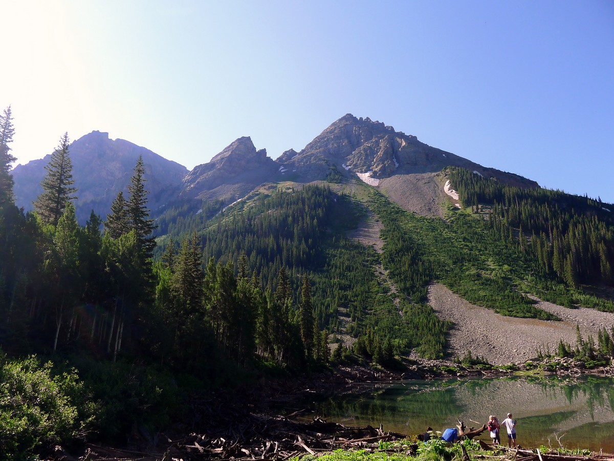 Pyramid Peak trail in Aspen, Colorado has some of the great views