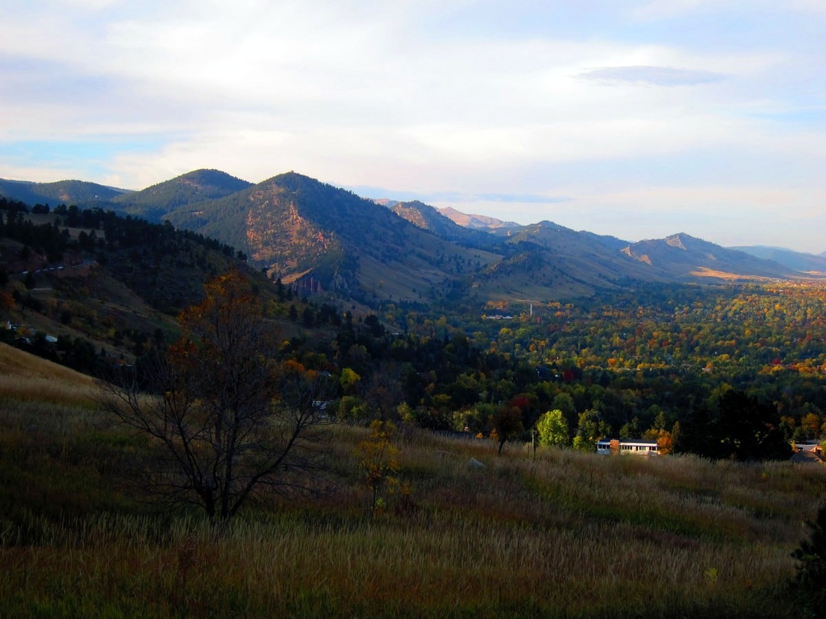 Views from the 1st Flatiron Hike near Boulder, Colorado