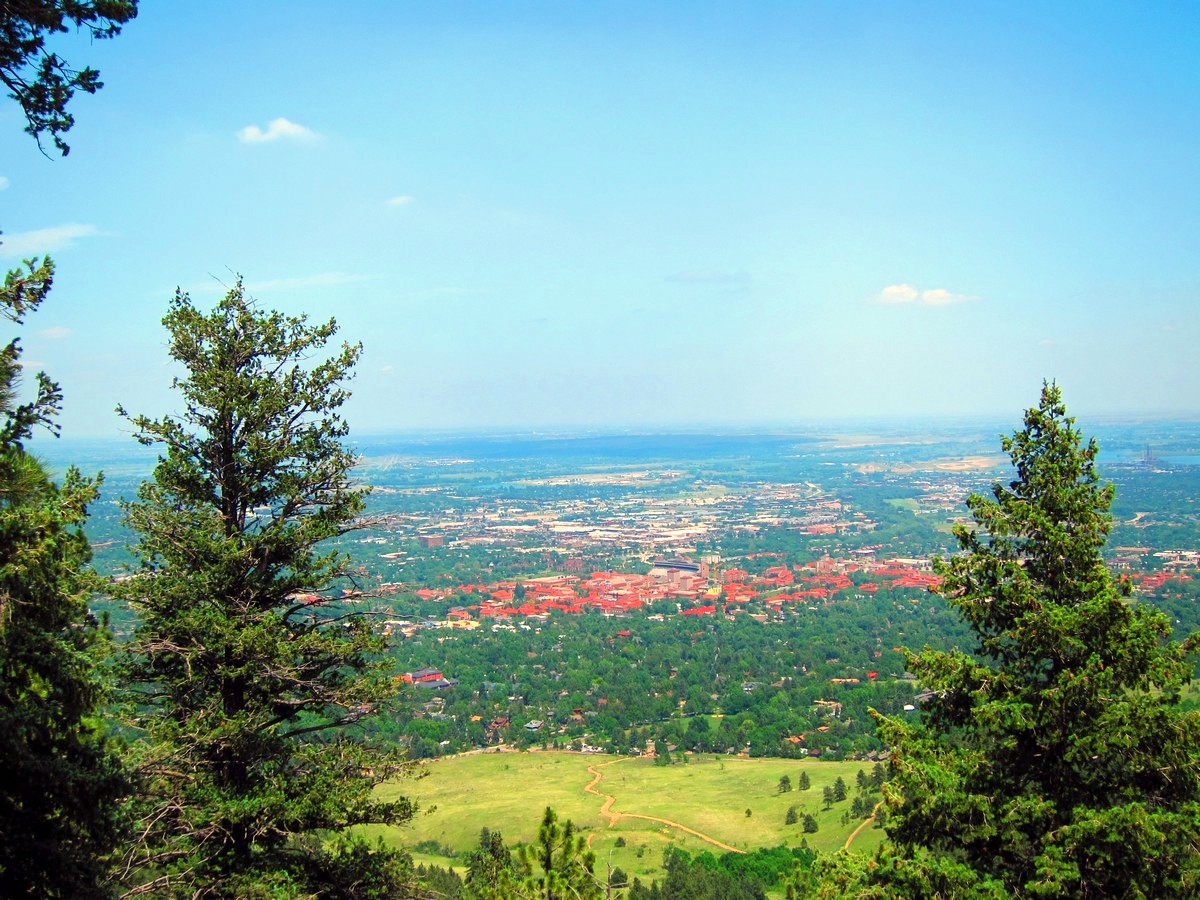Views from the First Flatiron Hike near Boulder, Colorado