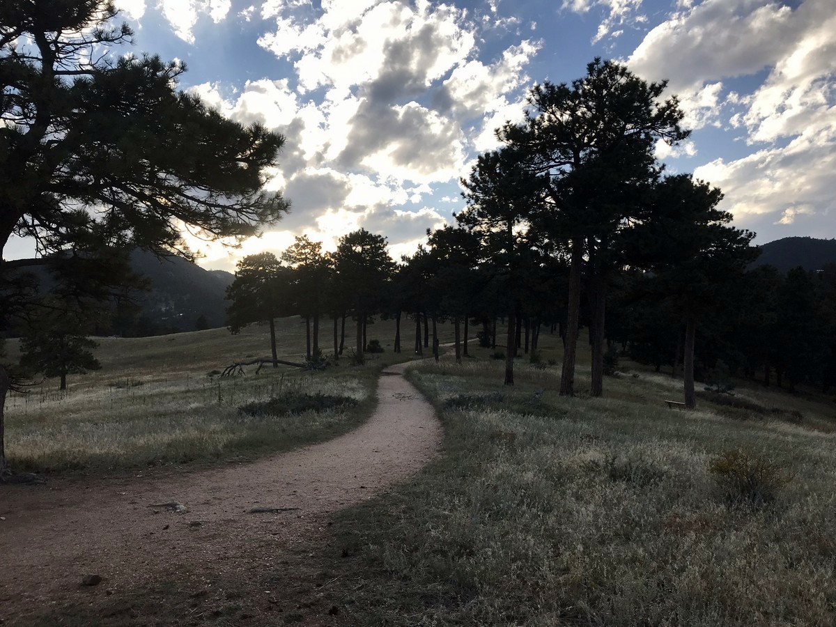 Betasso Preserve Hike in Boulder leads on wide path
