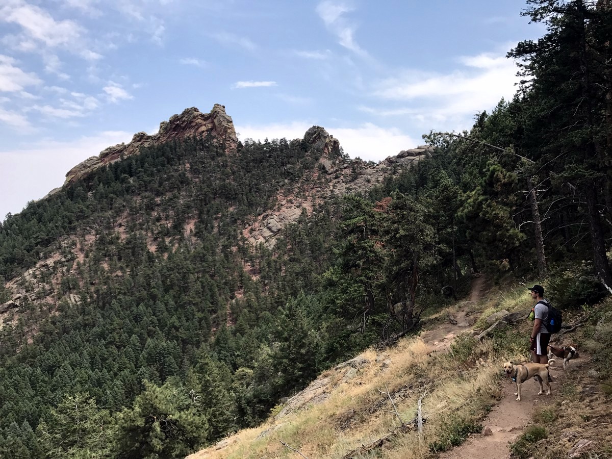 1st Flatiron on the Green Mountain Hike near Boulder, Colorado
