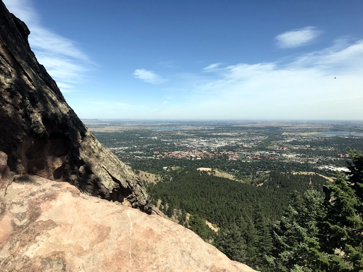 Boulder from the Royal Arch Hike near Boulder, Colorado