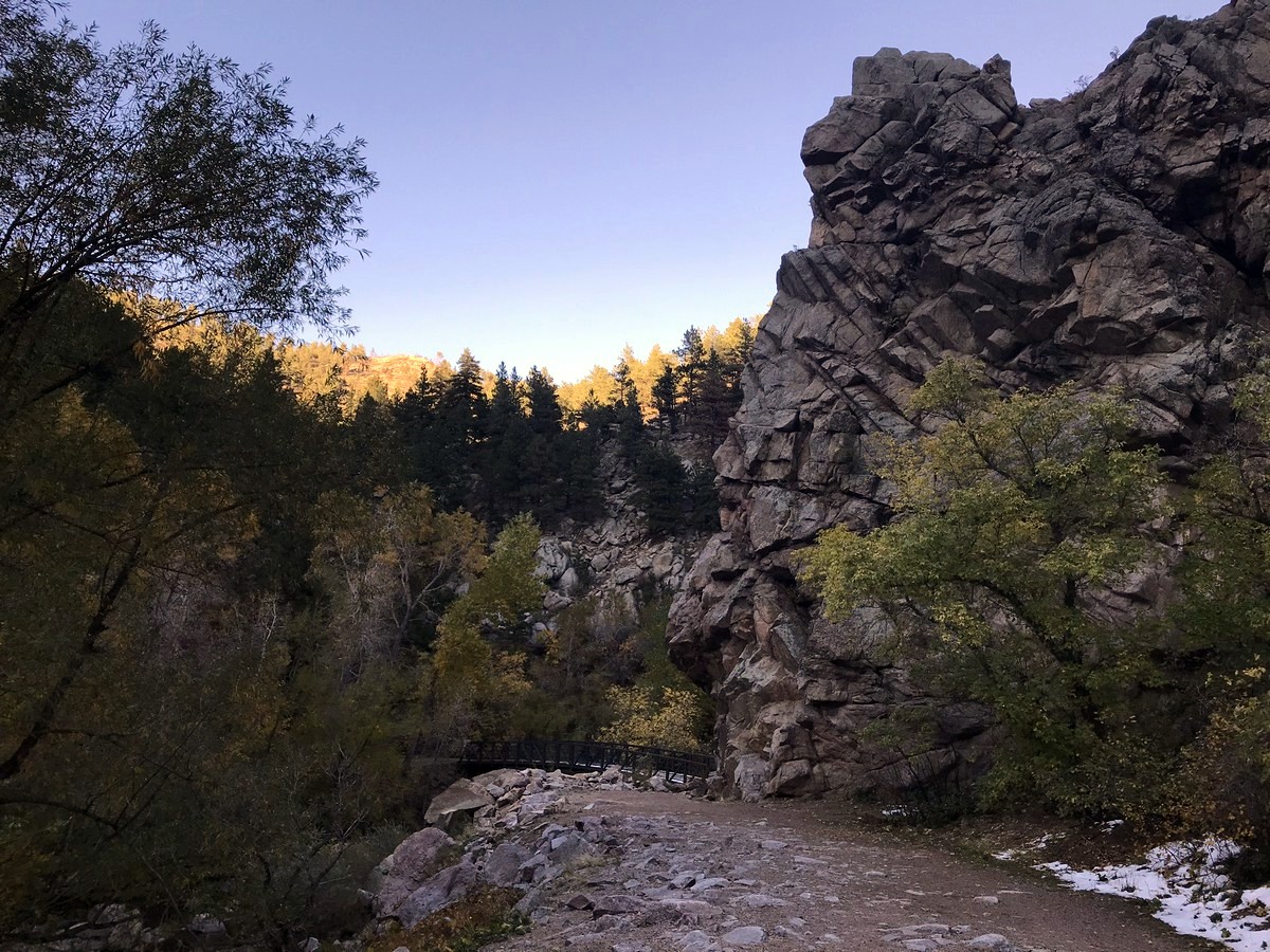 Boulder Creek Canyon trail is a beautiful hike in Colorado