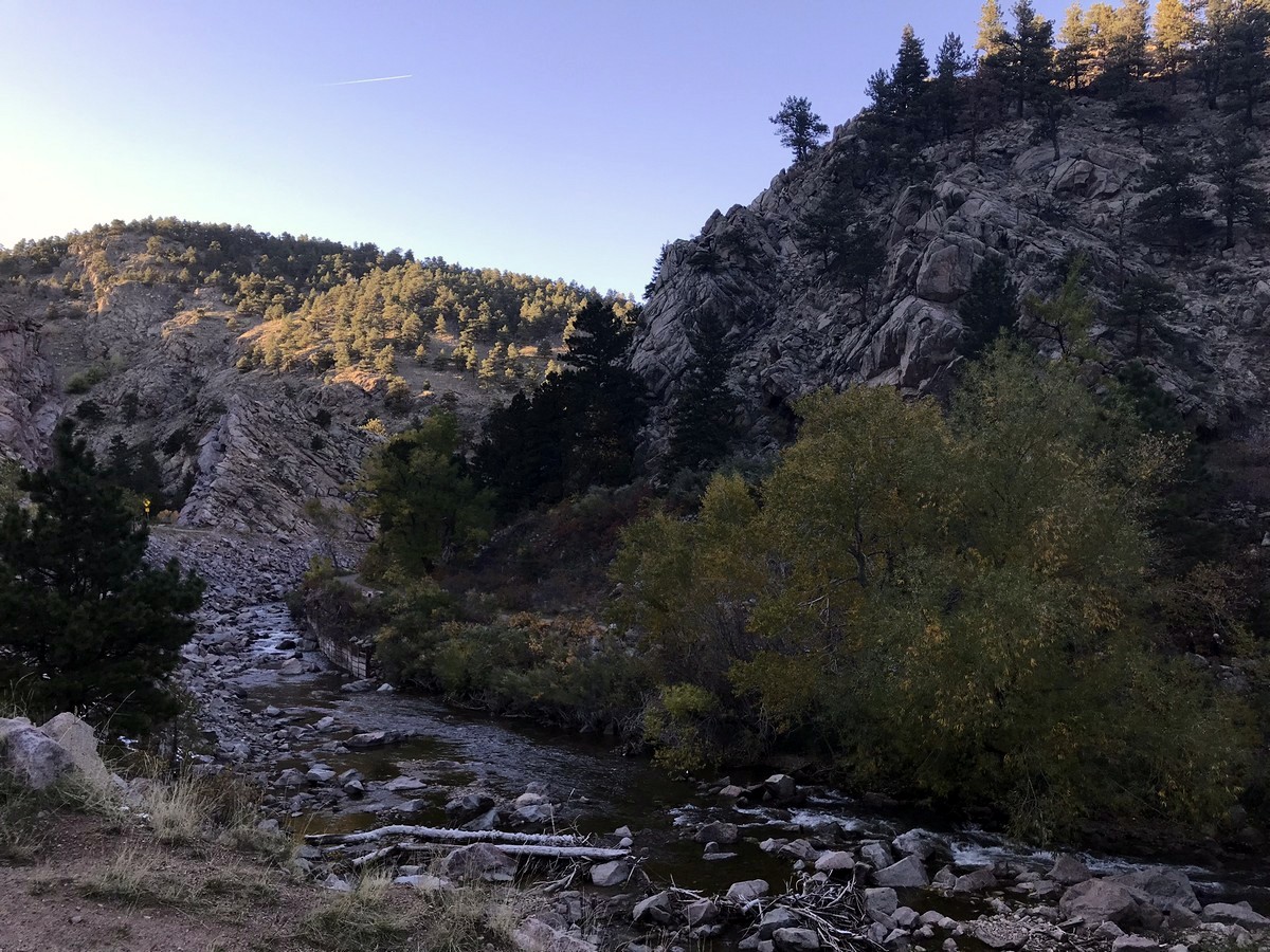 Boulder Creek Trail Hike near Boulder, Colorado, USA