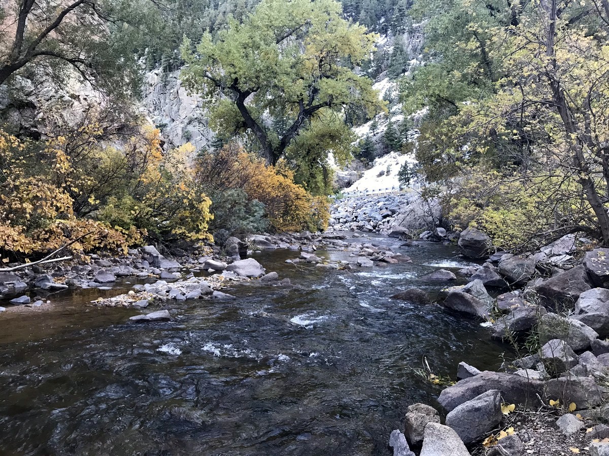 Scenery on the Boulder Creek Trail Hike near Boulder, Colorado