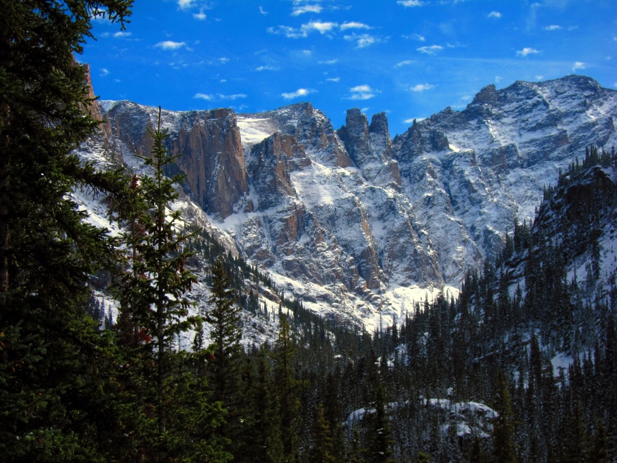 Lone Eagle Peak trail in Indian Peaks has amazing mountain views