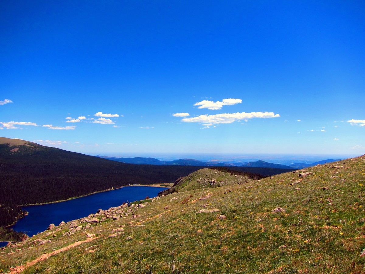 Silver Lake from the Arapaho Glacier Trail Hike in Indian Peaks, Colorado